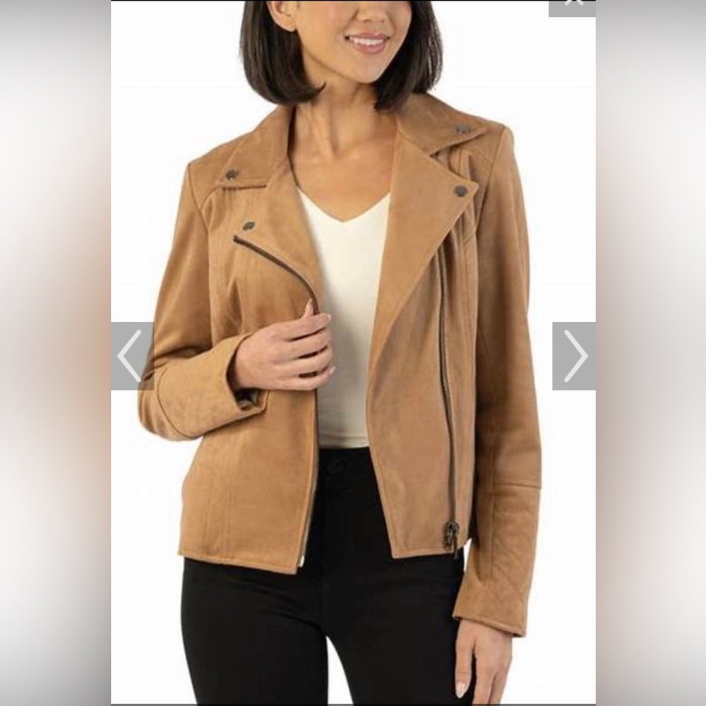 Kut From The Kloth Quinn Faux Suede Moto Jacket